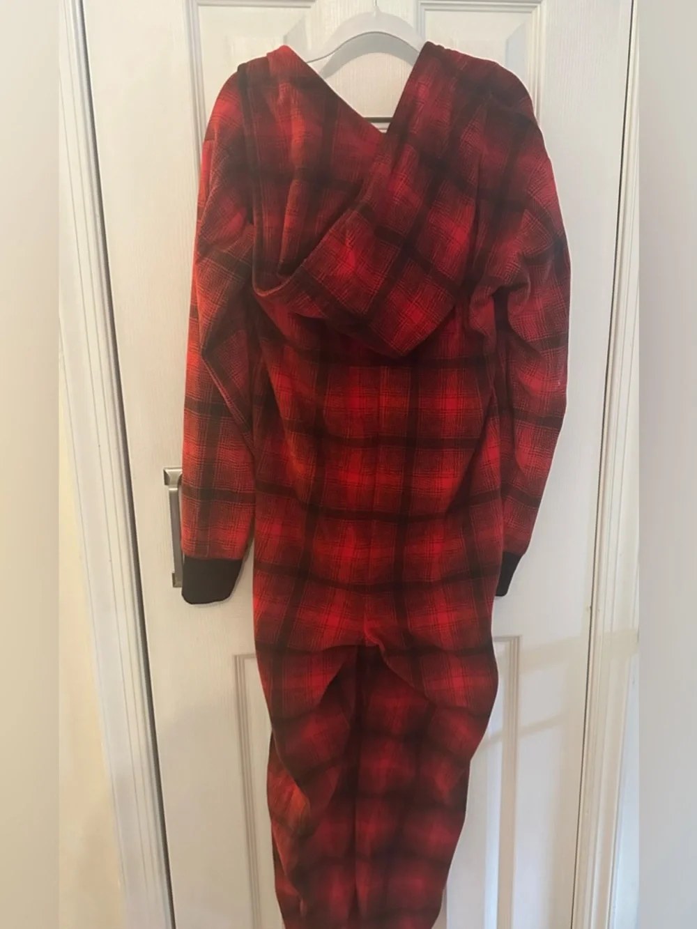 GAP Kids Red Hooded Zip Pajama Onesie
